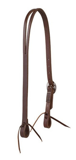 Weaver Working Tack Split Ear Headstall, 3/4", Stainless