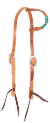 Martin Saddlery Colored Lace Slip Headstall