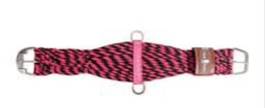 Classic Equine Mohair Roper Cinch - Pink