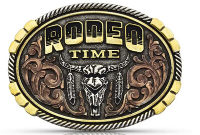 Montana Silversmiths Dale Brisby Rodeo Time Attitude Buckle