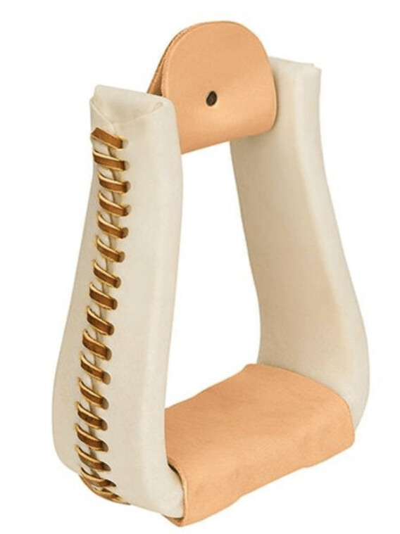 Weaver Rawhide Covered Stirrup