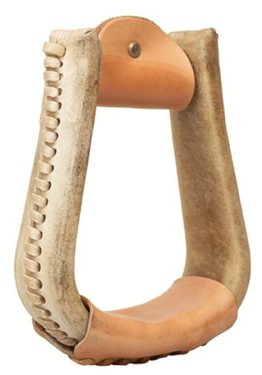 Weaver Natural Rawhide Covered Stirrups