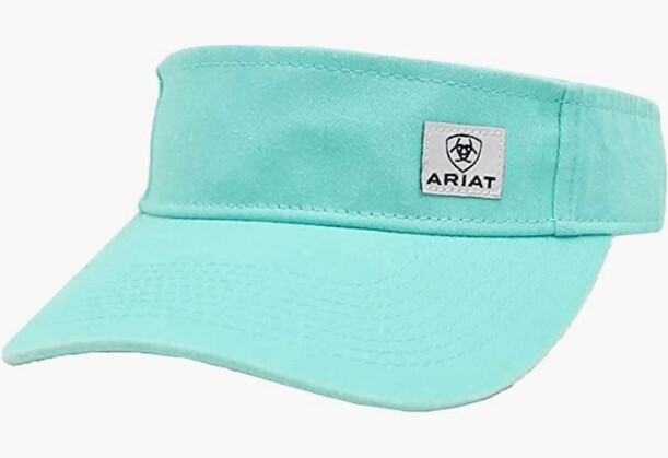 Ariat Classic Logo Turquoise Visor