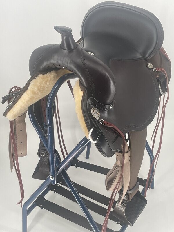 Circle Y Shedd's Crossing Flex2 Hybrid Trail Saddle (J&L Custom)