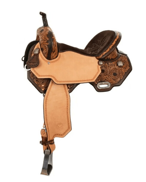 Circle Y Just-B-Natural Sundown Barrel Saddle
