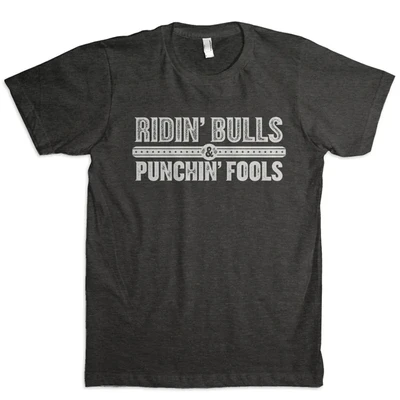 Dale Brisby Ridin Bulls & Punchin Fools T-Shirt - Large