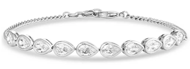 First Light Crystal Teardrop Bracelet