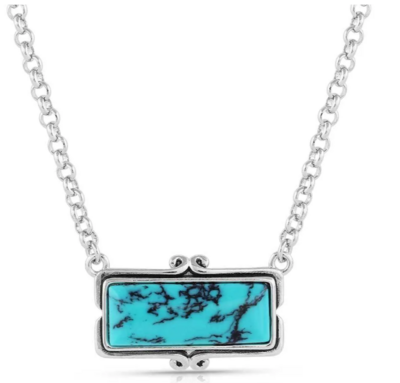 Montana Silversmiths Looking Glass Turquoise Necklace