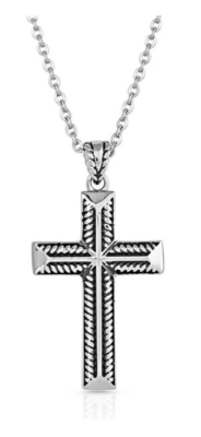 Montana Silversmiths Amplified Faith Cross Necklace