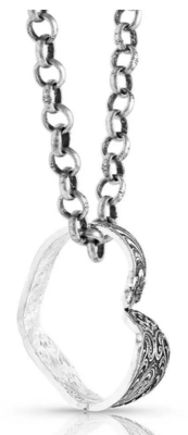 Montana Silversmiths Heirloom Treasure Heart Spoon Necklace