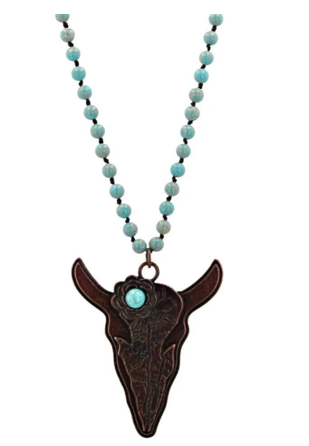 Charming Steer Attitude Necklace