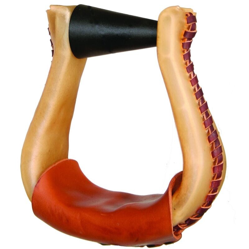 Circle Y ErgoBalance Flint Rawhide Laced Stirrups