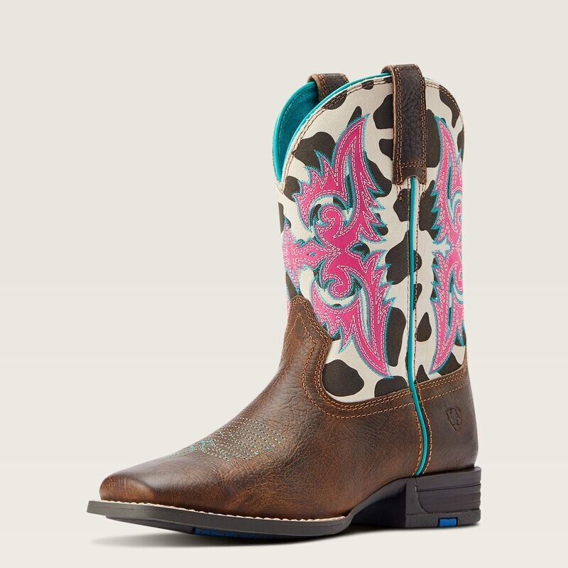 Ariat Kid's Lonestar Western Boot - Rowdy Rust