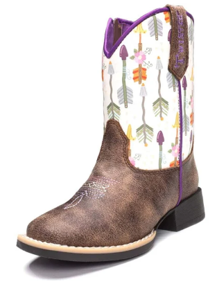 Twister Kid's Arrow Cowgirl Boot