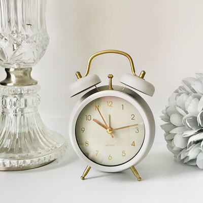 Pastel Grey Clock