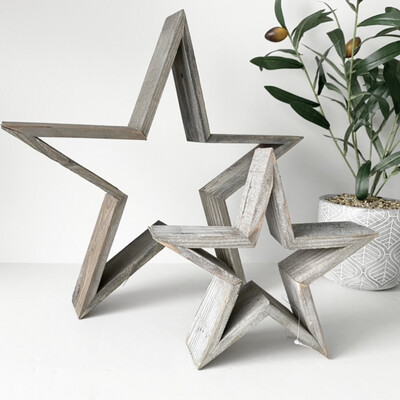 Rustic Wooden Star - Large