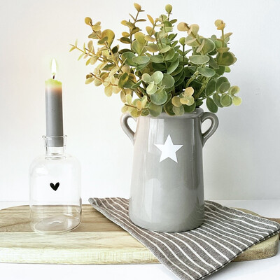 Grey Eared Star Vase - Small