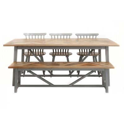 Nordic Grey Dining Table