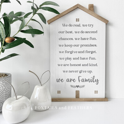 House Family Plaque