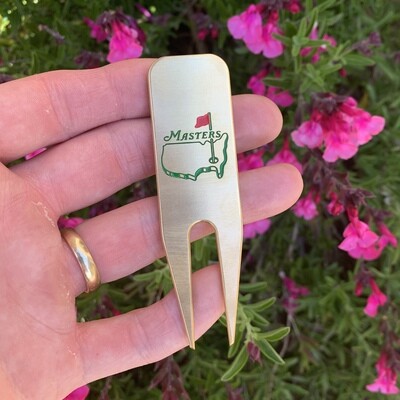 The Masters Themed Brass Milled Divot Tool The Masters Themed Brass Milled Divot Tool
