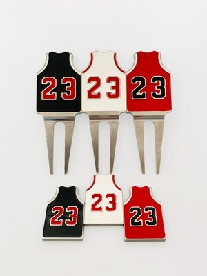 MJ #23 Divot Tool & Ball Markers MJ #23 Divot Tool & Ball Markers