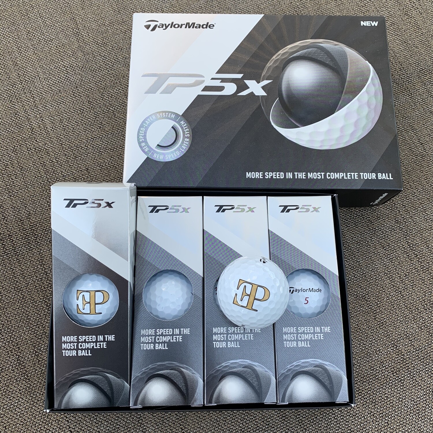 TaylorMade EP Logo'd Golf Balls