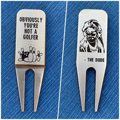 The Dude Themed Divot Tool