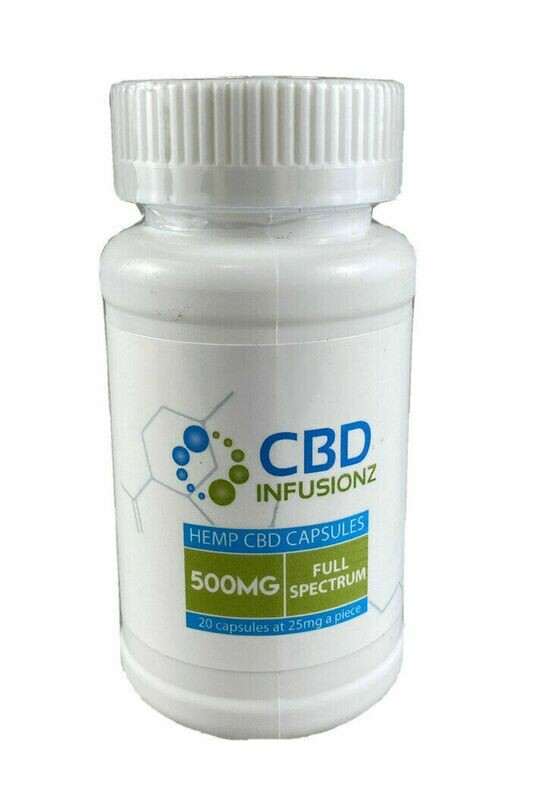 INFUSIONZ 500MG Gel Capsules - 20CT (25mg per capsule)
