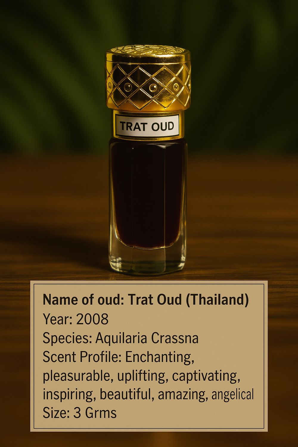 Trat Oud (Thai) 3 Grms