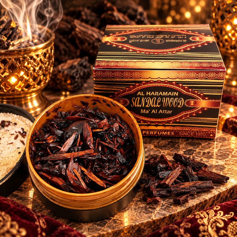 SANDAL WOOD MA'AL ATTAR 60GMS