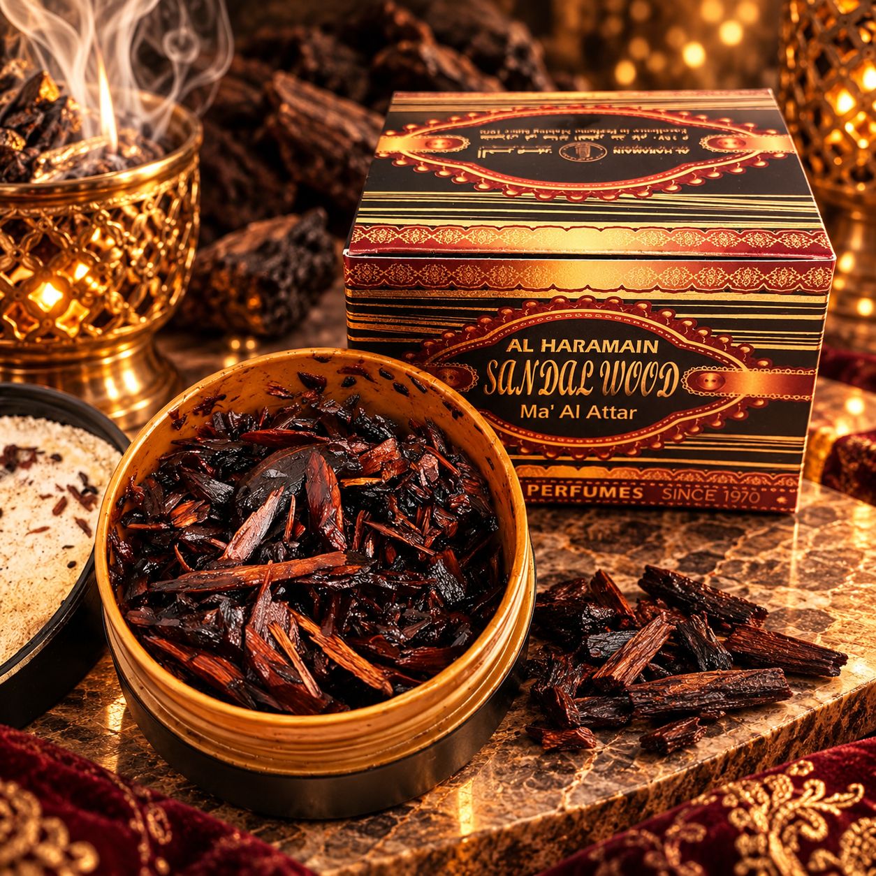 SANDAL WOOD MA'AL ATTAR 60GMS