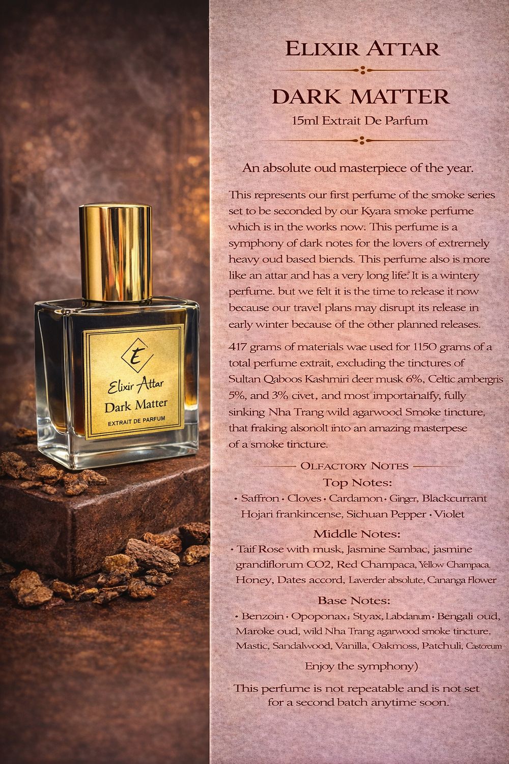 Dark Matter 15ml Extrait