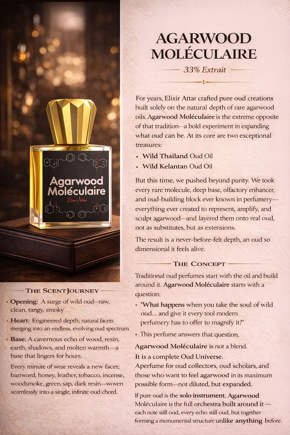 AGARWOOD MOLÉCULAIRE 15ML