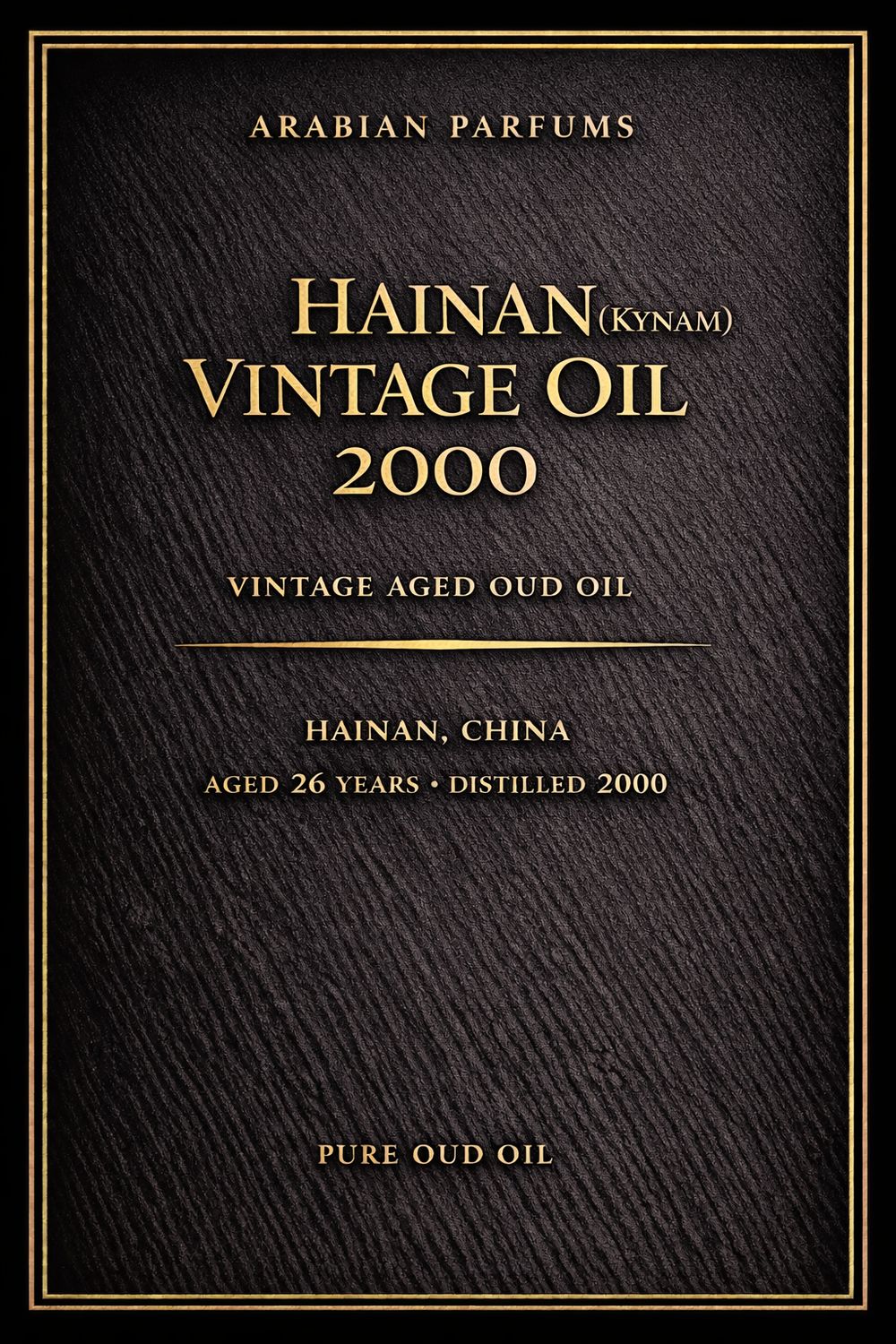 Hainan Vintage Oil 2000 3grms Hainan Vintage Oil 2000 3grms