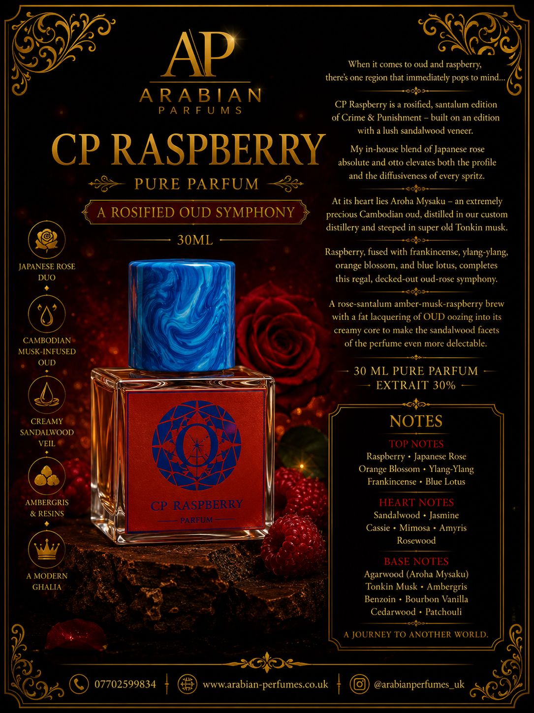 CP Raspberry Pure Parfum 30ml CP Raspberry Pure Parfum 30ml