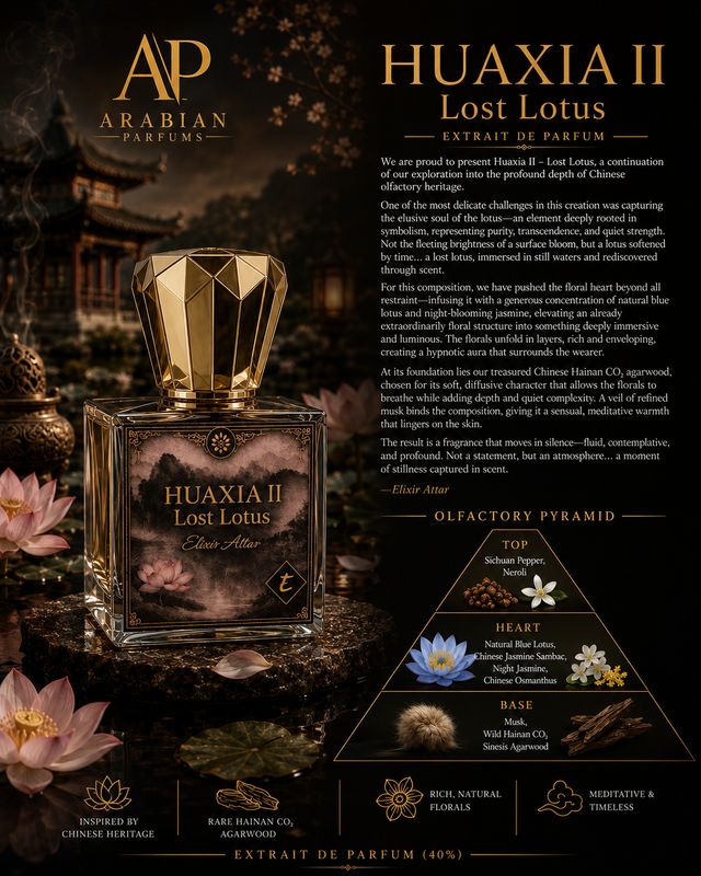 Huaxia II- LOST LOTUS Extrait De Parfum