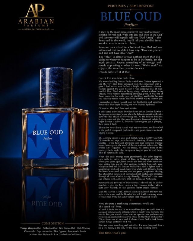 Blue Oud Pure Parfum 30ml
