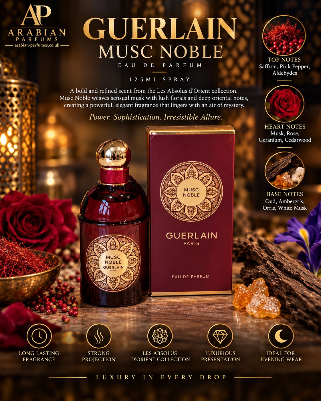 GUERLAIN Musc Noble Eau De Parfum125ml