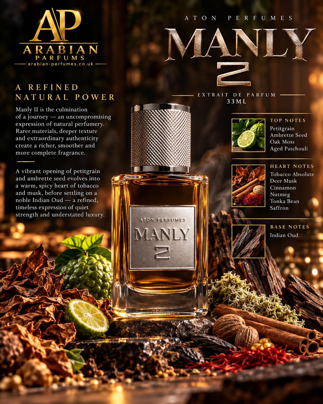 Manly 2 33ml Extrait De Parfum Manly 2 33ml Extrait De Parfum