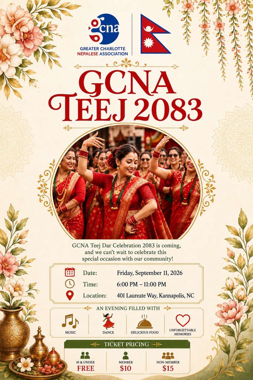 GCNA Teej - 2026