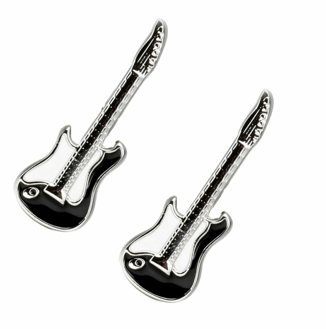 Gemelos "Guitarra eléctrica negra" - Rubén Troya