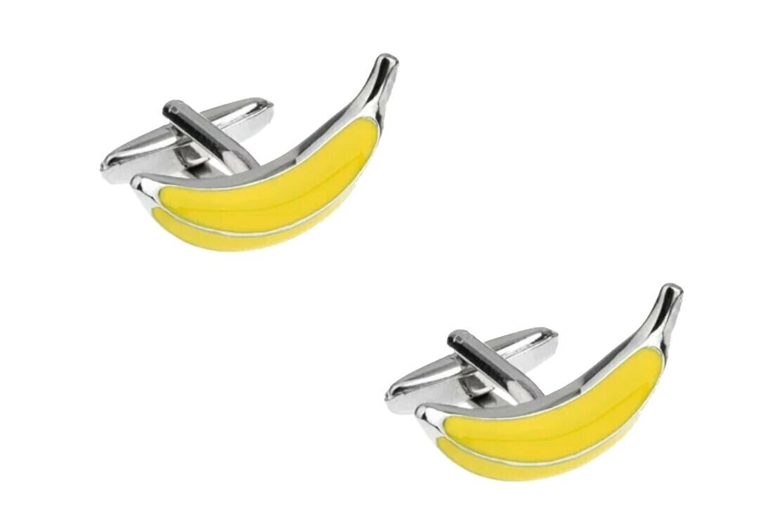 Botões de punho "bananas"