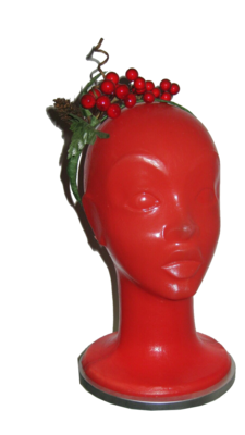 Toucado "Bagas de azevinho e pinha"