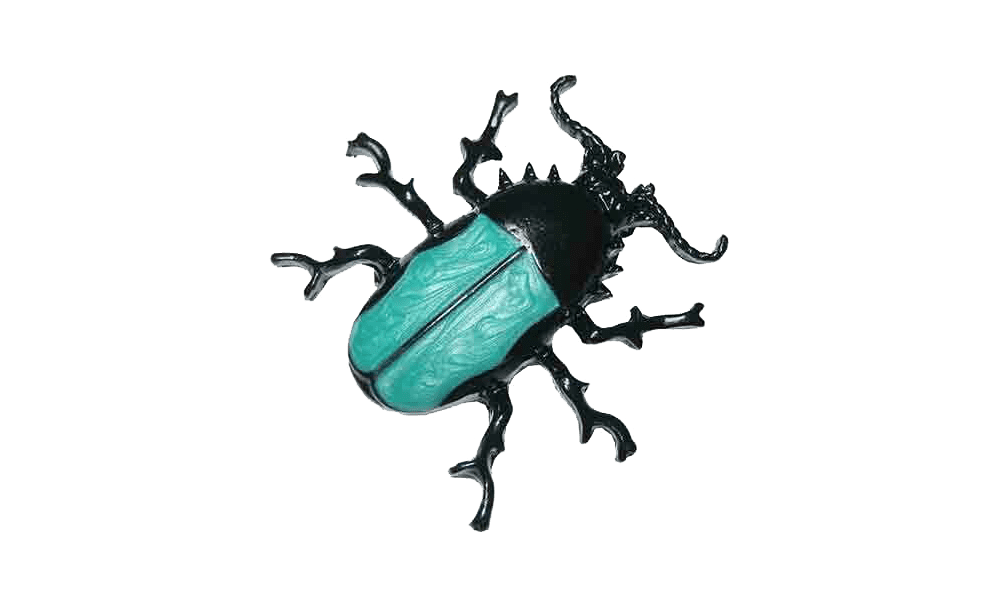 Broche para ropa en forma de escarabajo - Rubén Troya