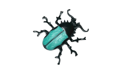 Broche para ropa en forma de escarabajo - Rubén Troya