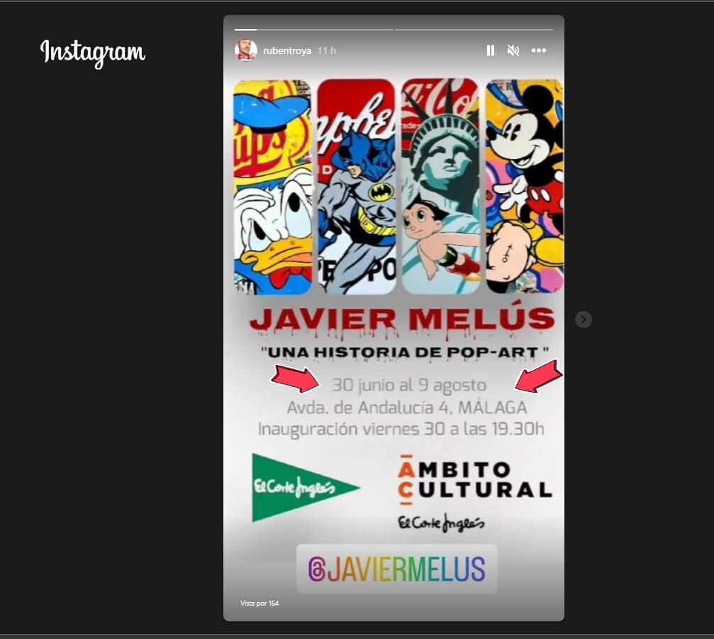 STORIE: Servicio como Influencer para feed Rubén Troya Storie en Instagram