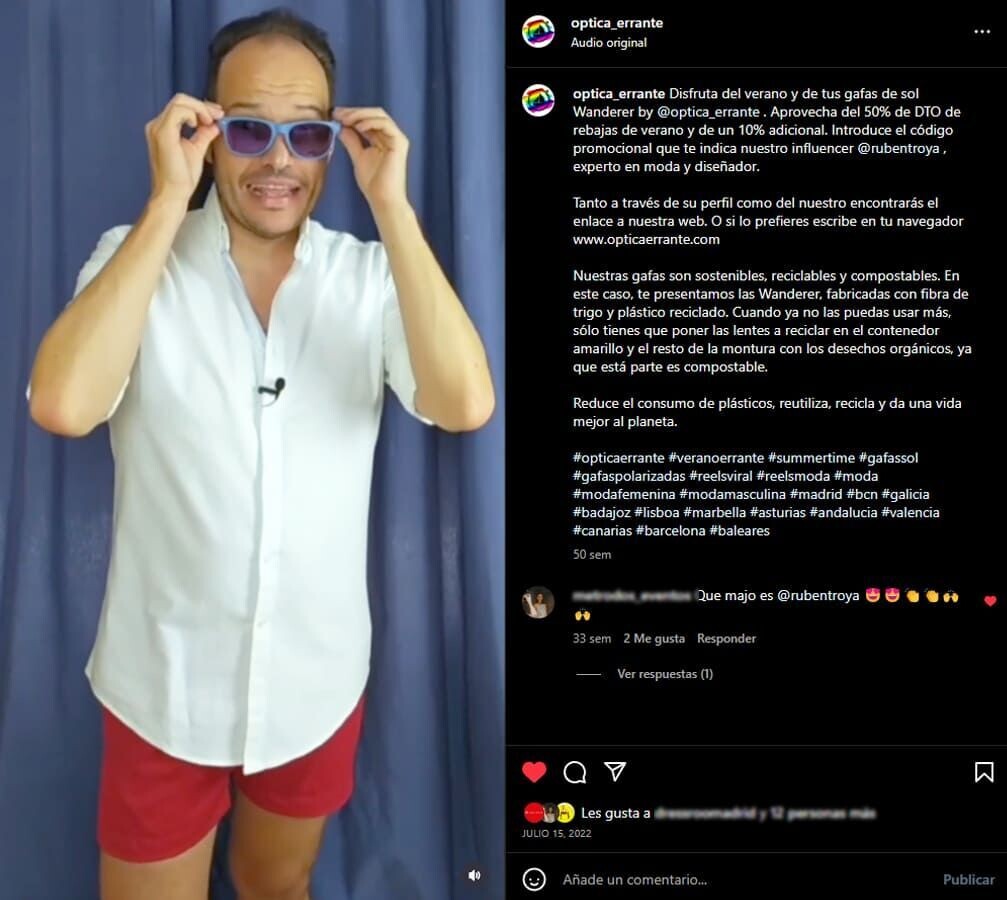 Reels dedicado para tu feed (red social) con Rubén Troya Instagram