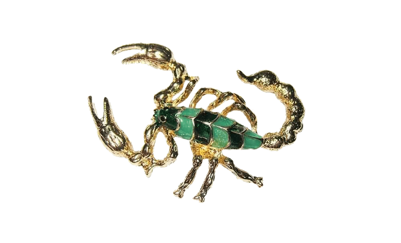 Broche para ropa en forma de escorpión - Rubén Troya