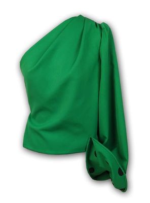 Romerito - Blusa asimétrica con manga pagoda