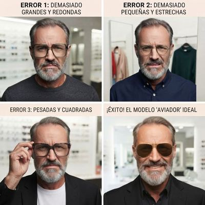 GAFAS QUE FAVORECEN TU ROSTRO (hombre) GAFAS QUE FAVORECEN TU ROSTRO (hombre)